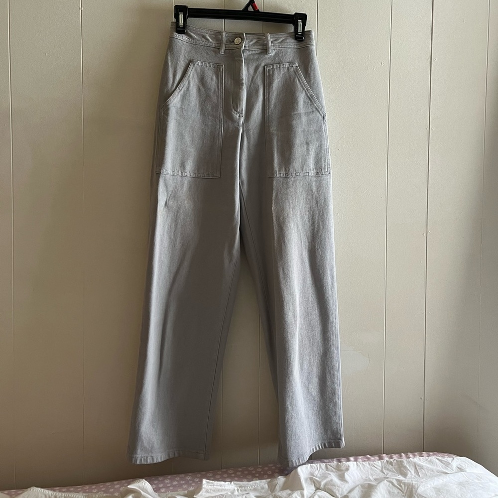Slate grey Aritzia Modern Utility Pants (Size 0)!